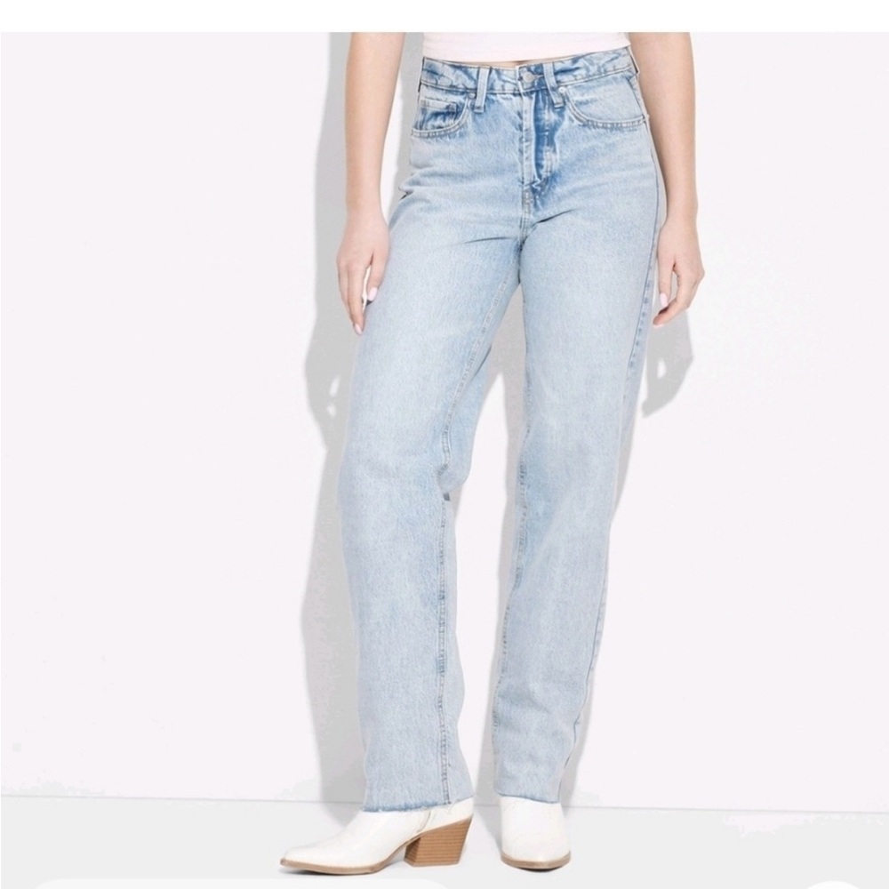 Wild Fable High Rise Straight Leg Jeans